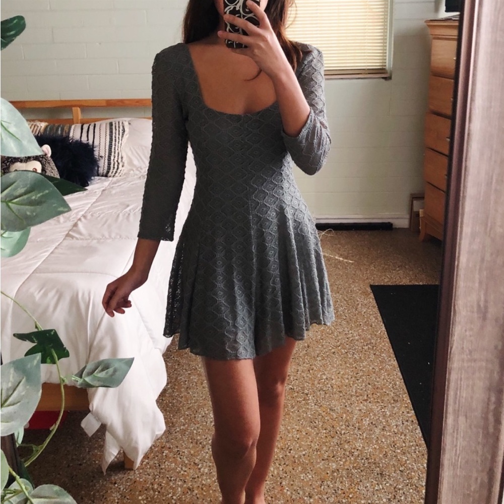 *UO criss-cross back romper*